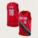 Camiseta Pau Gasol NO 16 Portland Trail Blazers Statement Rojo