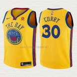Camiseta Stephen Curry NO 30 Nino Golden State Warriors Ciudad Amarillo