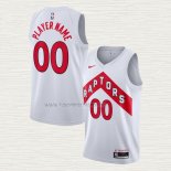 Camiseta Toronto Raptors Personalizada Association 2020-21 Blanco