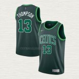 Camiseta Tristan Thompson NO 13 Boston Celtics Earned 2020-21 Verde