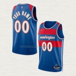 Camiseta Washington Wizards Personalizada Ciudad 2021-22 Azul
