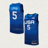 Camiseta Zach LaVine NO 5 USA 2021 Azul