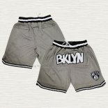 Pantalone Brooklyn Nets Just Don Gris