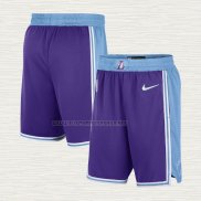 Pantalone Los Angeles Lakers Ciudad 2021-22 Violeta