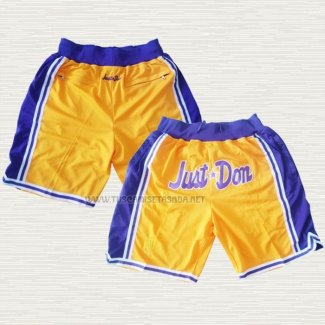 Pantalone Los Angeles Lakers Just Don Amarillo