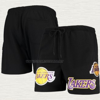 Pantalone Los Angeles Lakers Pro Standard Mesh Capsule Negro