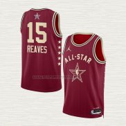Camiseta Austin Reaves NO 15 Los Angeles Lakers All Star 2024 Rojo