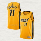 Camiseta Avery Bradley NO 11 Miami Heat Earned 2020-21 Oro