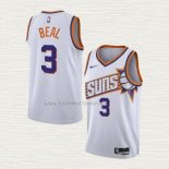 Camiseta Bradley Beal NO 3 Phoenix Suns Association 2023-24 Blanco