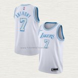 Camiseta Carmelo Anthony NO 7 Los Angeles Lakers Ciudad 2020-21 Blanco