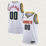 Camiseta Denver Nuggets Personalizada Association Blanco