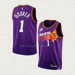 Camiseta Devin Booker NO 1 Phoenix Suns Classic 2022-23 Violeta
