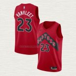 Camiseta Fred VanVleet NO 23 Toronto Raptors Icon 2020-21 Rojo