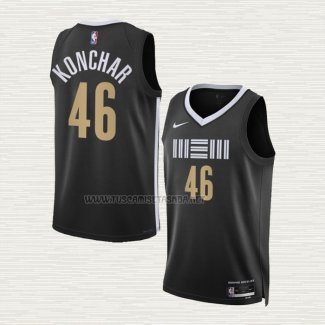 Camiseta John Konchar NO 46 Memphis Grizzlies Ciudad 2023-24 Negro