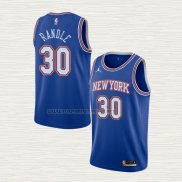Camiseta Julius Randle NO 30 New York Knicks Statement 2020-21 Azul