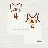 Camiseta Kevin Porter Jr. NO 4 Cleveland Cavaliers Association Autentico Blanco