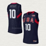 Camiseta Kobe Bryant NO 10 USA 2008 Azul