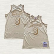 Camiseta Kobe Bryant NO 8 Los Angeles Lakers Mitchell & Ness 1996-97 Oro