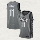 Camiseta Kyrie Irving NO 11 Brooklyn Nets Statement 2020 Gris