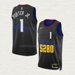 Camiseta Michael Porter JR. NO 1 Denver Nuggets Ciudad 2023-24 Negro