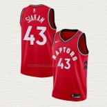 Camiseta Pascal Siakam NO 43 Toronto Raptors Statement 2018 Rojo