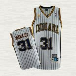 Camiseta Reggie Miller NO 31 Indiana Pacers Retro Blanco