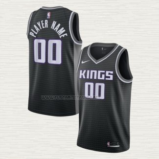 Camiseta Sacramento Kings Personalizada Statement Negro