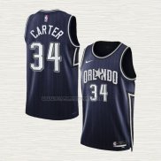 Camiseta Wendell Carter NO 34 Orlando Magic Ciudad 2023-24 Azul