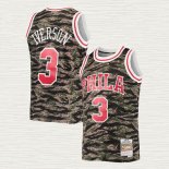 Camiseta Allen Iverson NO 3 Philadelphia 76ers Hardwood Classics 1996-97 Camuflaje