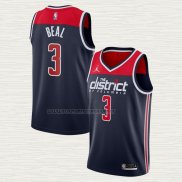 Camiseta Bradley Beal NO 3 Washington Wizards Statement 2020-21 Azul