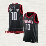 Camiseta Jabari Smith Jr NO 10 Houston Rockets Statement 2023-24 Negro