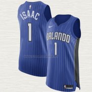 Camiseta Jonathan Isaac NO 1 Orlando Magic Icon Autentico Azul