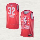 Camiseta Karl-Anthony Towns NO 32 Minnesota Timberwolves All Star 2022 Granate