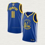 Camiseta Klay Thompson NO 11 Golden State Warriors Icon 2022 NBA Finals Azul
