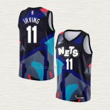 Camiseta Kyrie Irving NO 11 Brooklyn Nets Ciudad 2023-24 Negro