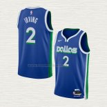 Camiseta Kyrie Irving NO 2 Dallas Mavericks Ciudad 2022-23 Azul