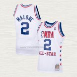 Camiseta Moses Malone NO 2 All Star 1985 Blanco