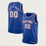 Camiseta New York Knicks Personalizada Statement 2019-20 Azul