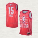 Camiseta Nikola Jokic NO 15 Denver Nuggets All Star 2022 Granate