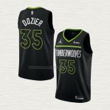 Camiseta P.J. Dozier NO 35 Minnesota Timberwolves Statement 2022-23 Negro