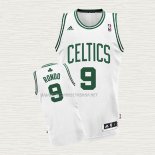 Camiseta Rajon Rondo NO 9 Boston Celtics Blanco