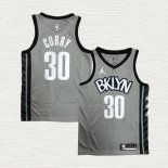 Camiseta Seth Curry NO 30 Brooklyn Nets Statement 2020 Gris