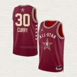 Camiseta Stephen Curry NO 30 Golden State Warriors All Star 2024 Rojo