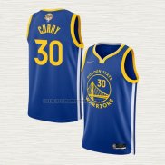 Camiseta Stephen Curry NO 30 Golden State Warriors Icon 2022 NBA Finals Azul