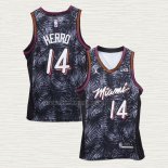 Camiseta Tyler Herro NO 14 Miami Heat Fashion Royalty Negro