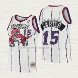 Camiseta Vince Carter NO 15 Nino Toronto Raptors Mitchell & Ness 1998-99 Blanco