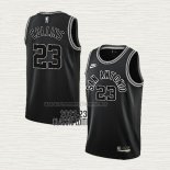 Camiseta Zach Collins NO 23 San Antonio Spurs Classic 2022-23 Negro