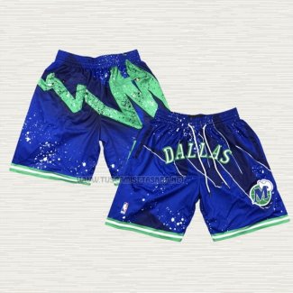 Pantalone Dallas Mavericks Just Don Azul2