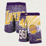 Pantalone Los Angeles Lakers Mitchell & Ness 1960 Violeta