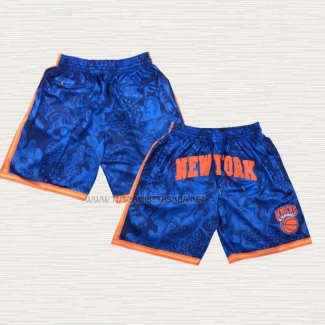 Pantalone New York Knicks Special Year Of The Tiger Azul